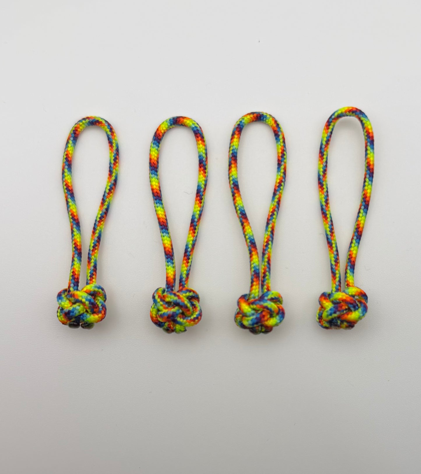 275 Gear Rings / Zipper Pulls - USA Made 275 Paracord Gear Rings - Connect your Binoculars Camera or Gear to Straps - Zipper Pulls for Added Comfort and Color to Packs Bags or Clothing